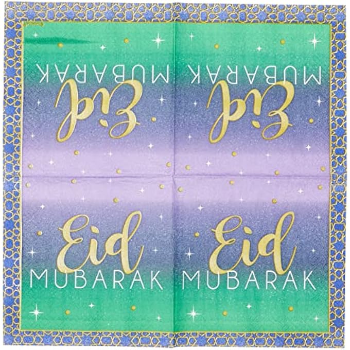 501962 EID 2-PLY BEVERAGE NAPKINS 25CM-16 PCS, PAPER, MULTICOLOURED - Image 3